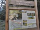 Panneau d'information sur le Parc
